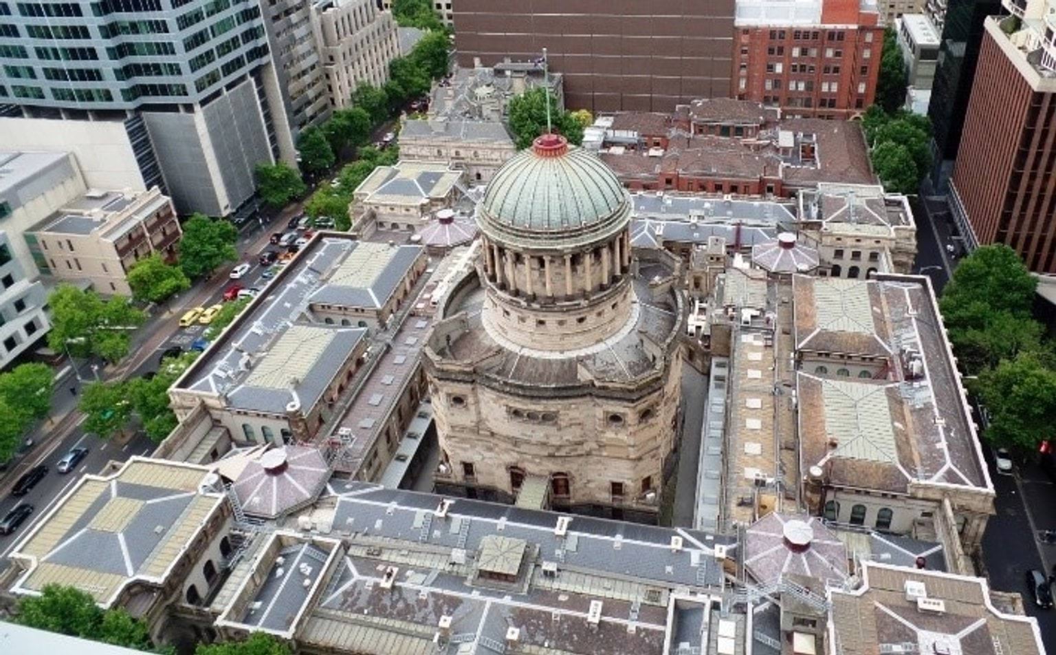 Aerial view of Supreme Court